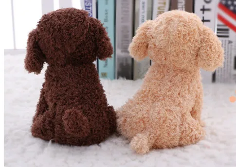 20CM petit chiot en peluche chiens en peluche jouet blanc orange marron brun clair poupées douces bébé enfants jouets pour enfants cadeaux de fête d'anniversaire 2119776