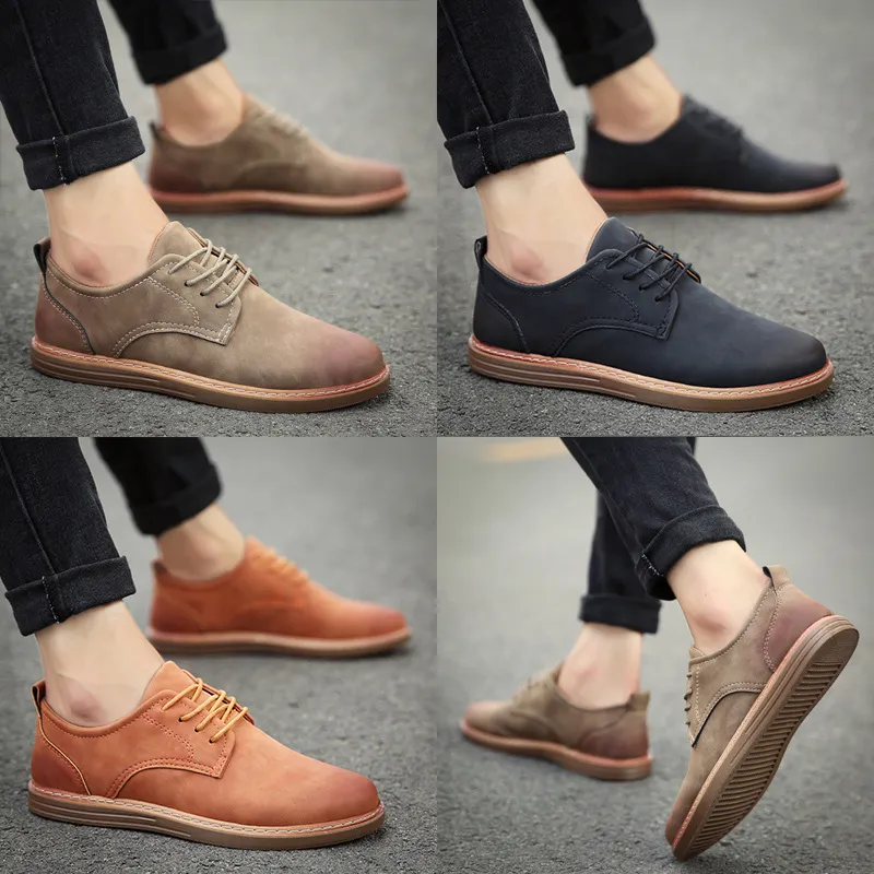 2019 nuovi uomini primavera abito business moda scarpe da uomo casual scarpe traspiranti britanniche scarpe moda coreana da uomo all'ingrosso