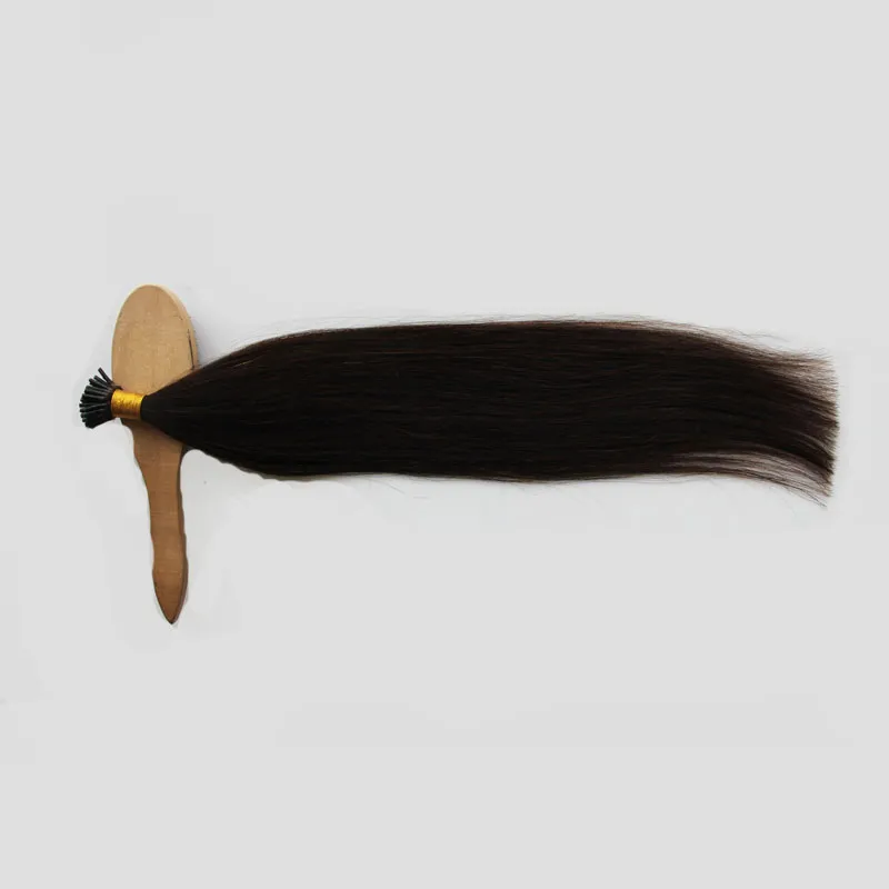 100g straight hum humano pré-ligado fusão cabelo natural cor eu ponta vara keratin dupla desenhada extensão de cabelo remy