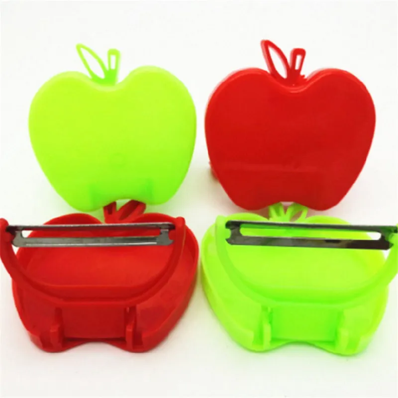 Qihang_top kök frukt verktyg äpple päron mini vikbar peeler liten hem vikande äppel peeler till salu