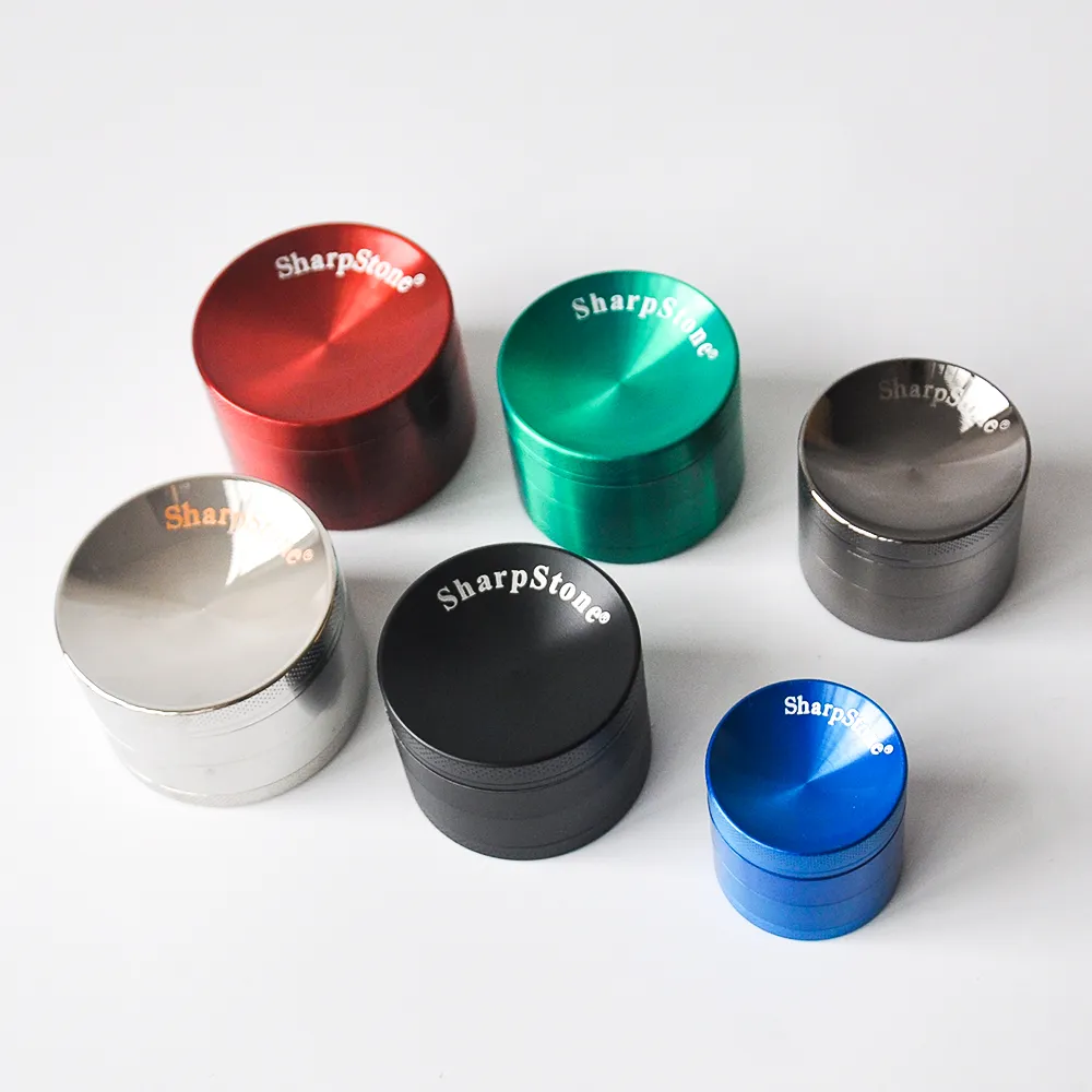 Prix usine Sharpstone Concave Grinders Mental Grinders Grinder en alliage de zinc Herb Grinder avec 40mm 50mm 55mm 63mm OEM disponible DHL gratuit