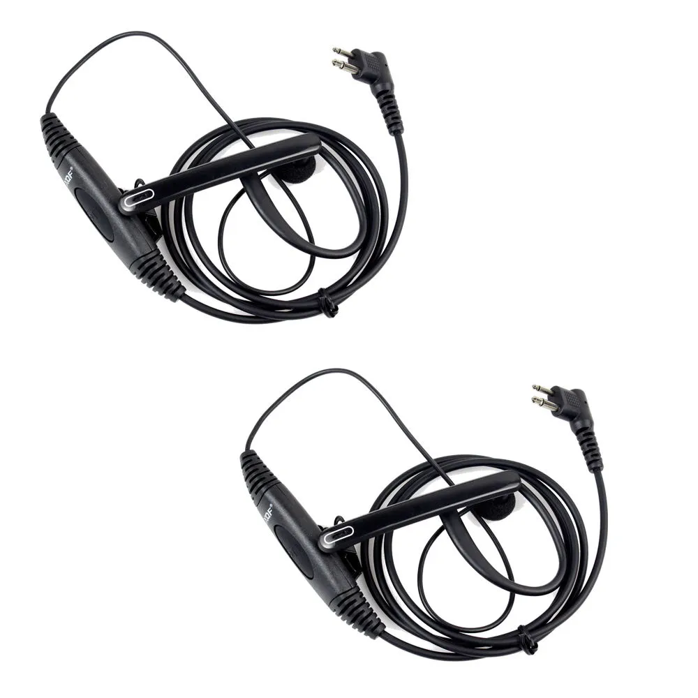 2 écouteurs micro PTT 2 broches de haute qualité, casque pour talkie-walkie Motorola