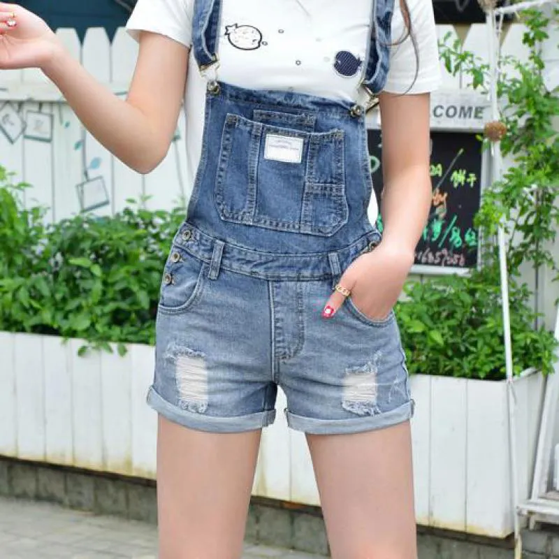 Shorts con sales tirantes para mujer