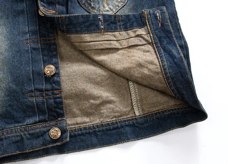 Байкер джинсы жилет топы джинсовая куртка без рукавов повседневная мода жилеты Мужская одежда высокого качества M L XL XXL XXXL