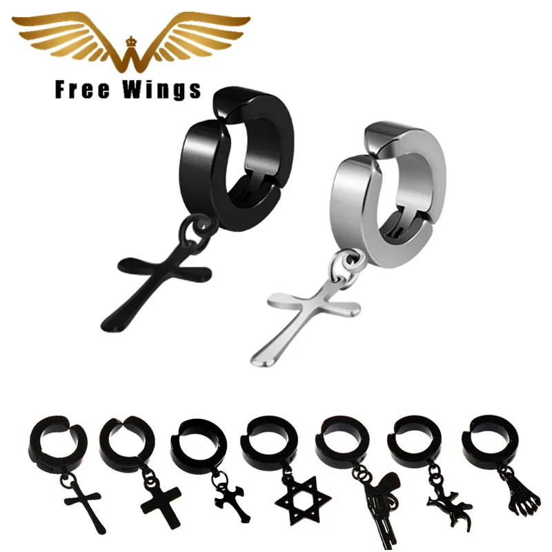 Ear Cuff A Clip Unisex Dawery – Orecchini Senza Foro, Finti Piercing, Stile Hip Hop/Rock, In Metallo (Lega Di Zinco) - 2