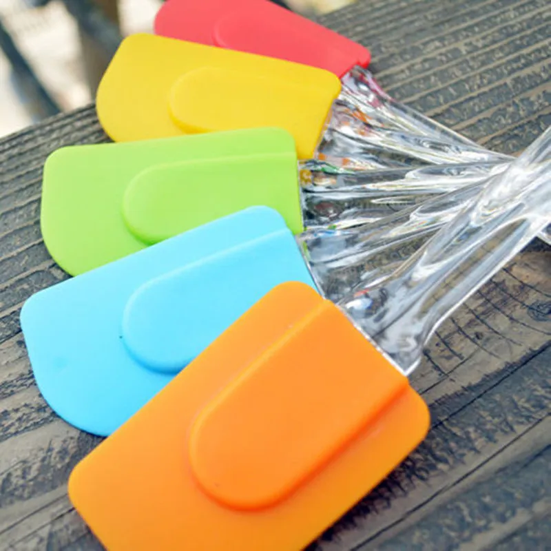 Nouveau Silicone Spatule Cuisson Grattoir Crème Beurre Poignée Gâteau Spatule Cuisson Gâteau Brosses Ustensile De Cuisine Outils De Cuisson Livraison gratuite