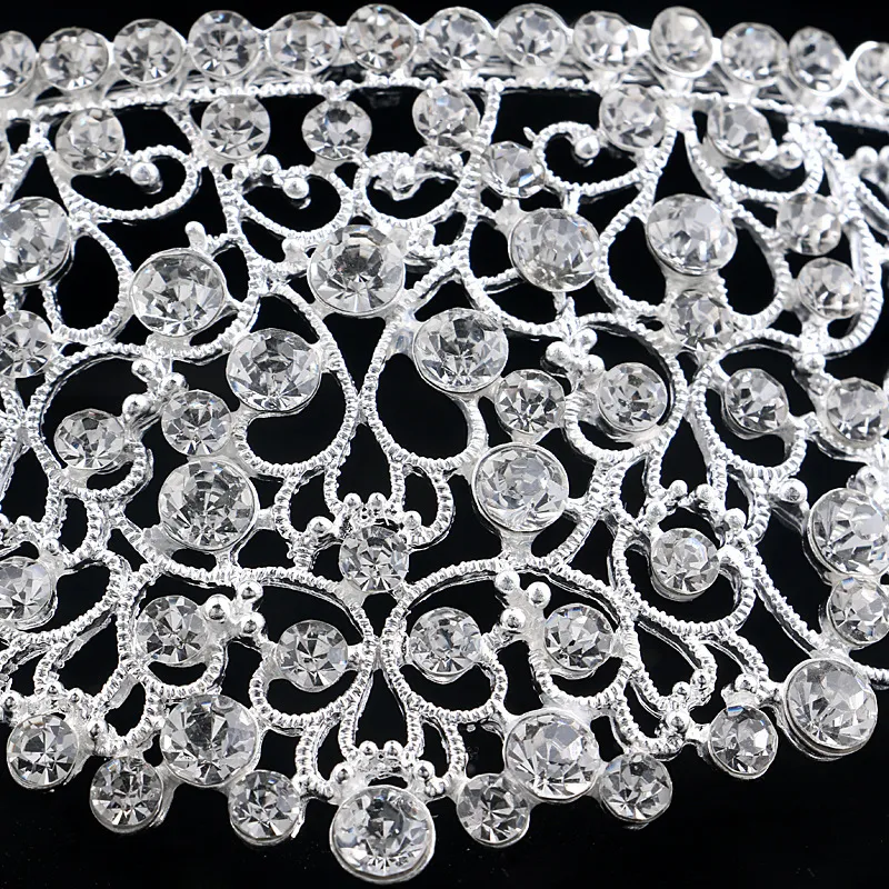 Luksusowa korona ślubna błyszcząca kryształy kryształów dhinestone Roayal Wedding Crowns Crystal Hair Akcesoria urodzinowe Tiaras Quinceaner 7454097