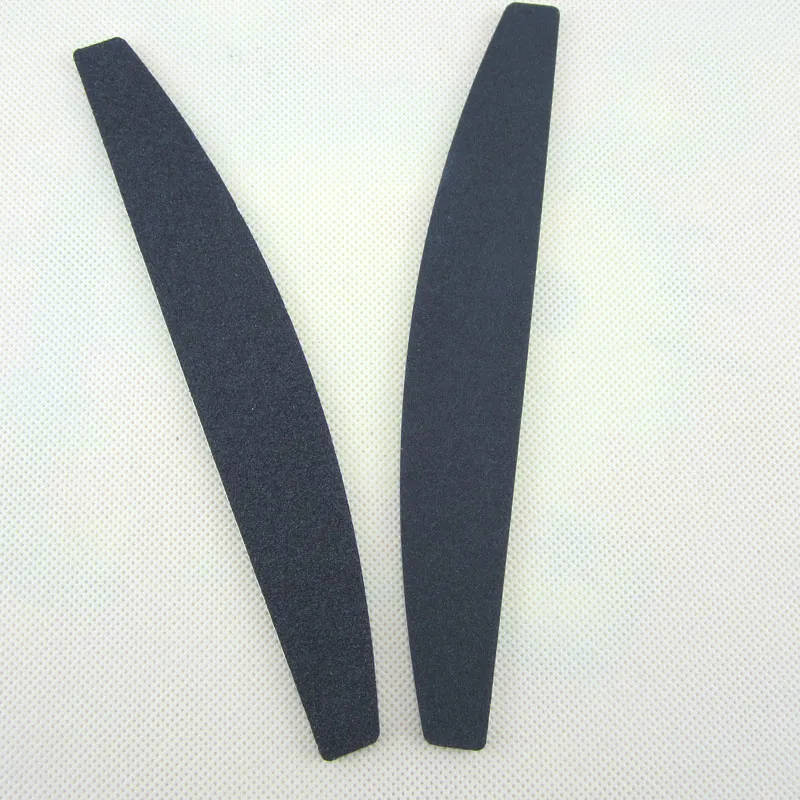 100/180 Grit Nail-bestand 50 stks / partij Nail Tools Black Sandpaper Plastic 80/80 Emery Board