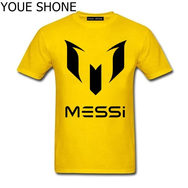 Lionel Messi T-Shirts Barcelona Hommes Chemise à manches courtes Messi drôle t-shirt en coton Coupe du Monde Argentine fans Top Tees