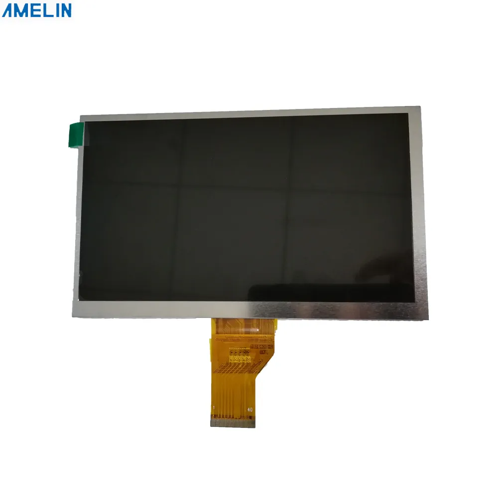 7 inch 1024*600 TFT LCD module display with TN viewing angle screen and LVDS interface panel