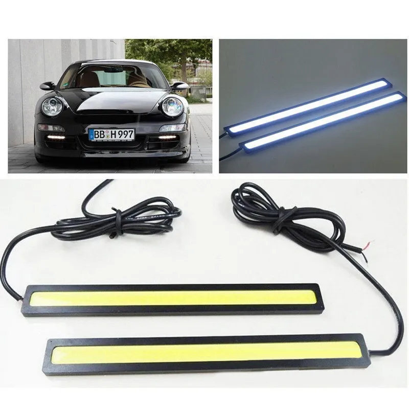 1PIC 17 Cm COB LED DRL Fahren Tagfahrlicht Streifen 12 V COB LED