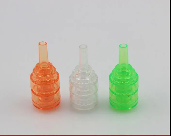 Three layers of transparent color filter silencer, wholesale glass hookah, glass pipe fittings