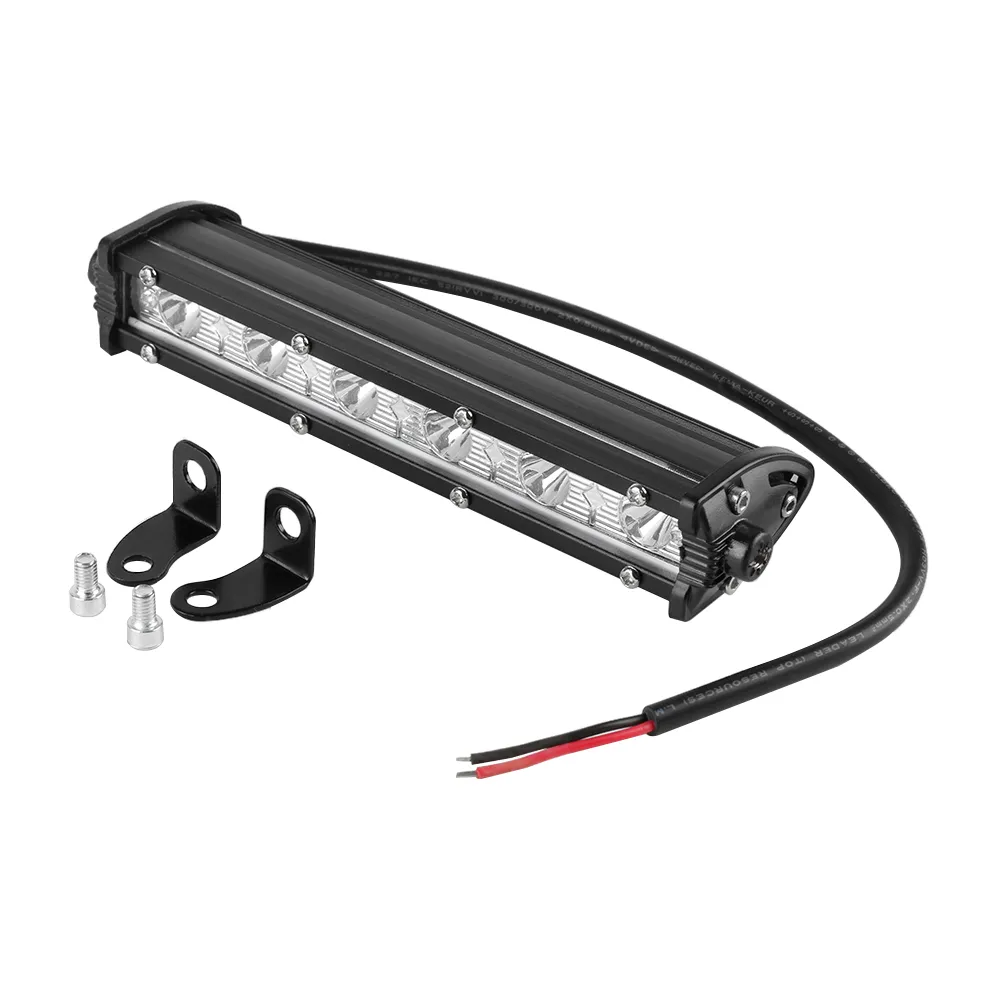 New 6000K 18W 12V Trabalho LED Light Bar Spotlight Flood Lamp Condução Névoa Offroad LED Trabalho luzes do carro para Ford Toyota SUV 4WD Boat