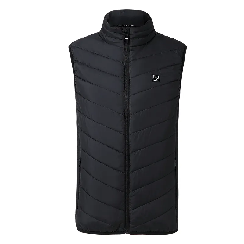 Nouveauté Gilet chauffant hommes et femmes hiver USB gilets chauffants hommes extérieur léger Gilet thermique hommes sans manches Gilet Homme