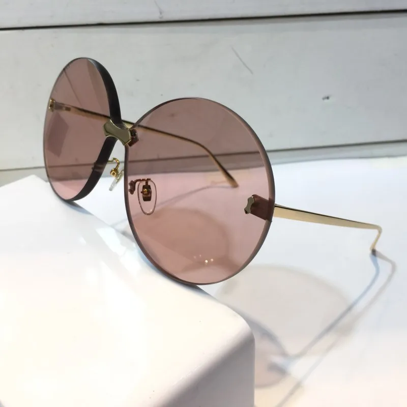 0353 Popular Sunglasses For Women Fashion Wrap Sunglass Frameless ...