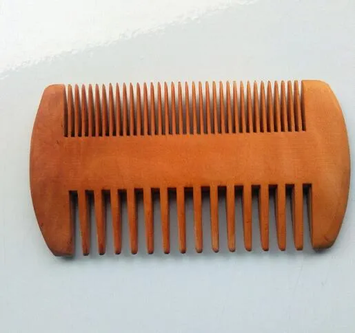 Pocket Wooden Beard Comb Double Sides Super Narrow Thick Wood Combs Pente Madeira Lice Pet Hair Tool XB14801498