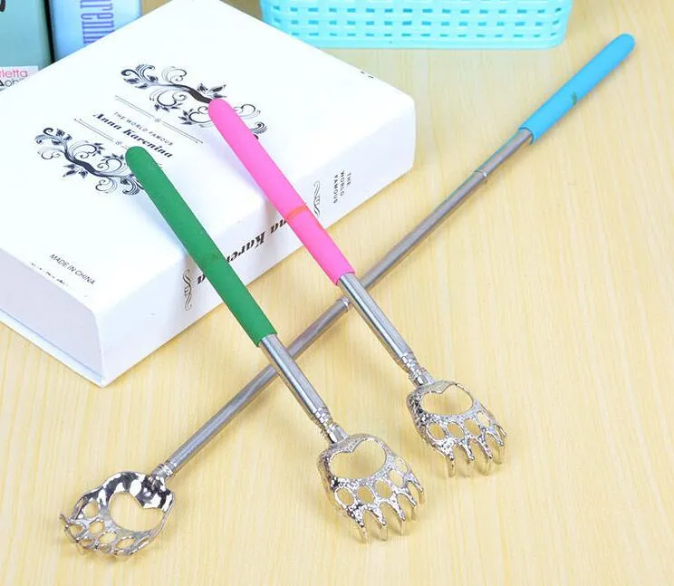 Hot Cute Massager Justerbar Rostfritt Back Scratcher Ultimate Extrable till 23''with Bottle Opener