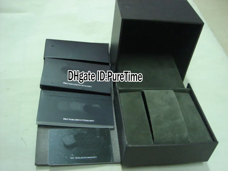 Wysoka jakość Nowe brązowe pudełko zegarek całe oryginalne męskie pudełko zegarkowe z kartą certyfikowaną papierową torbę gcbox tanie pureti2996