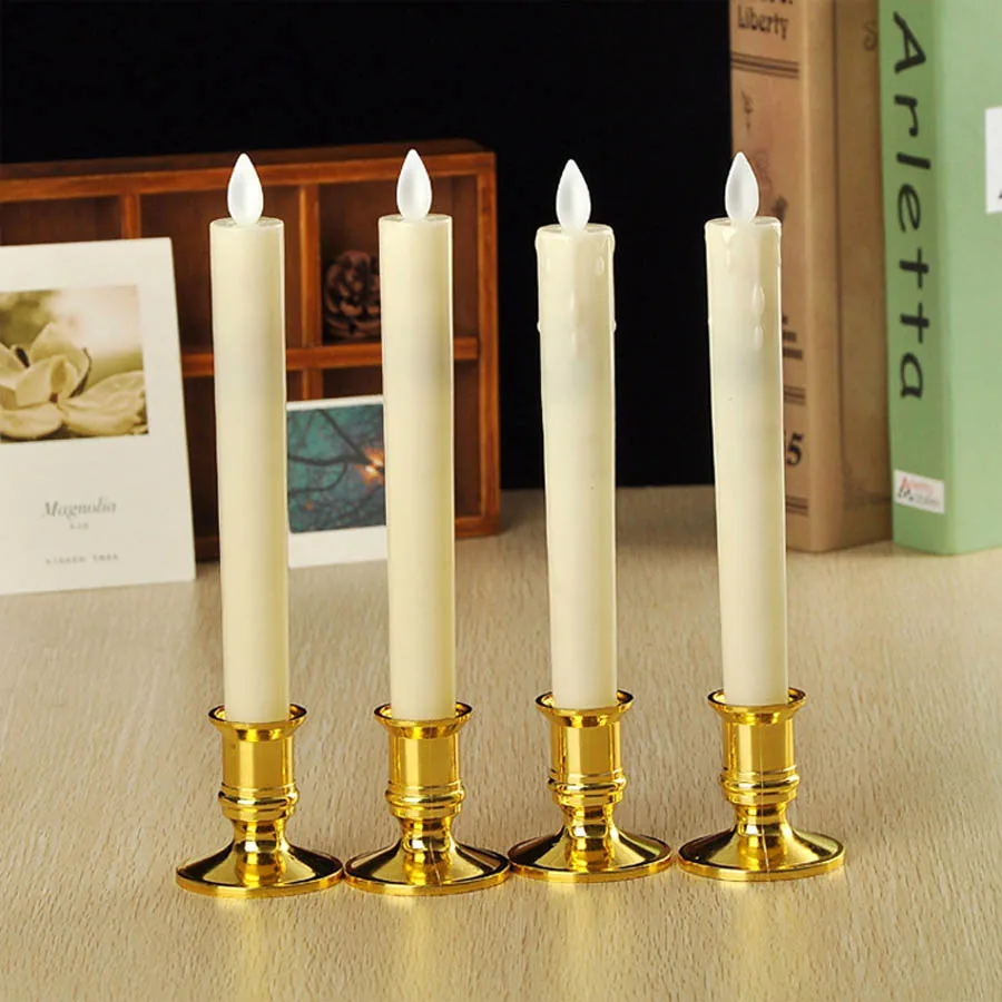Led long candles hotsell