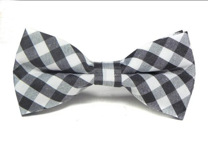 New Style Plaid Kids Bowtie Cotton Children Bowties Baby Kid Classic Pet Dog Cat Farfalla a righe Papillon bambini GA104