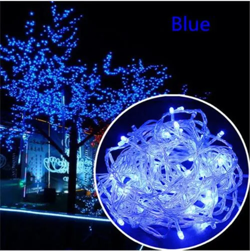 LED String Light 5M 10M 20M 30M 50M 100M EU Plug AC220V Xmas Holiday Light Waterproof Christmas Lights 9 Colors Decoration Lamp