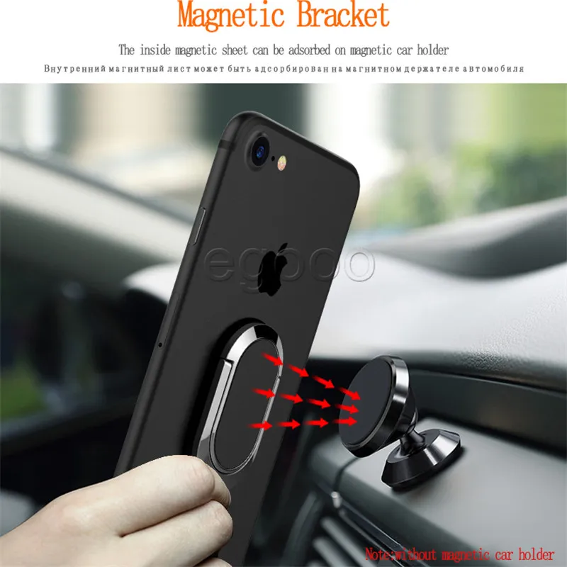 Luie vinger ring houder mobiele telefoon magnetische ring houder beugel standhouder voor iphonex allemaal slimme telefoon