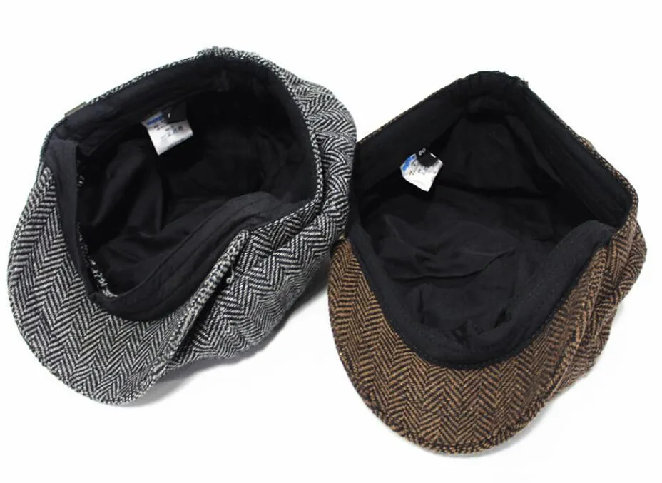 Casquettes de gavroche de mode pour hommes et femmes chapeaux gorras planas casquette de créateur loisirs et mélange de laine en conserve casquette plate koala 5543163