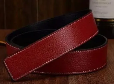 Ceinture de luxe à boucle automatique, en cuir véritable, pour hommes