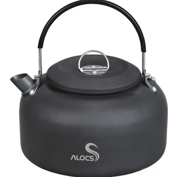 ALOCS CW-K03 1,4L Outdoor Water Bettle Poti Camping Picnic Cooking Teapot Aluminium Stop Zestaw Kettle Stop