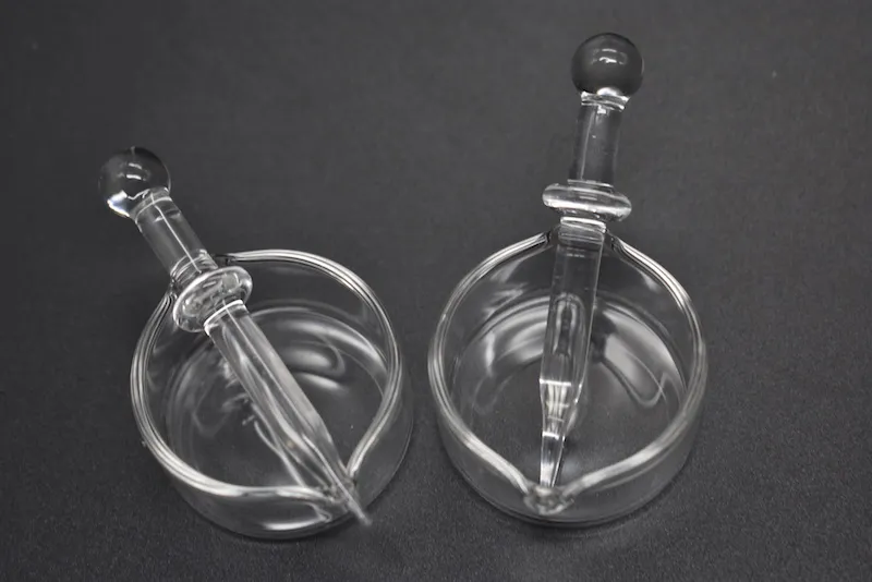 Qualitäts-Glaswachsöl Container Schale mit dabber Werkzeug Dab Stroh