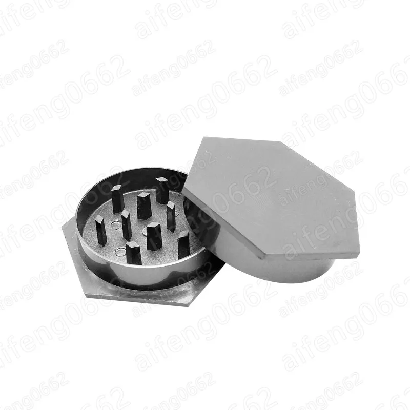 New Sharpstone Mini TobacCe Grinder Herb Grinders 50mm Dia 4 Pièces CNC Filtre à dents CNC Filet Herbe Sèche Vaporisateur Livraison Gratuite