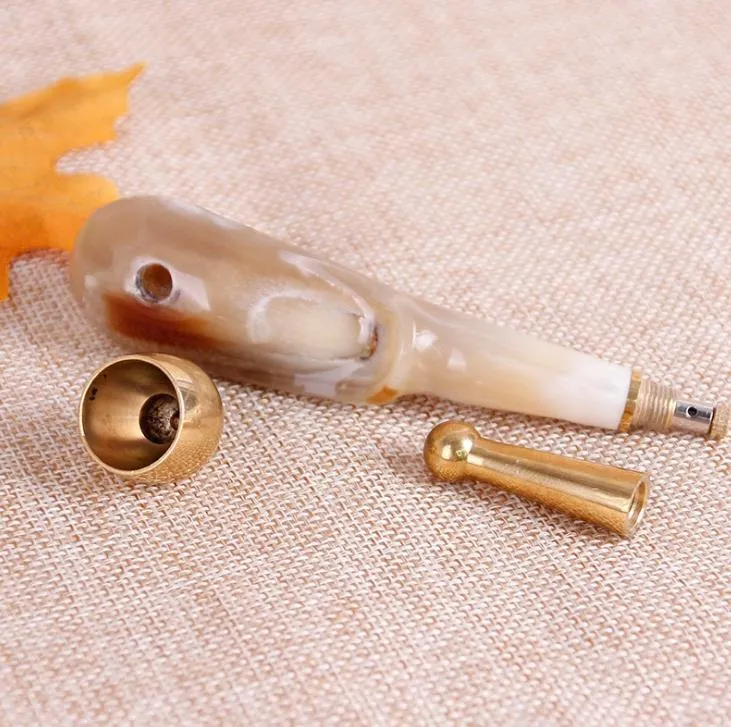 Portasigarette con filtro a tirante in rame rimovibile autentico secchio di rame antico tubo di macinazione sigarette