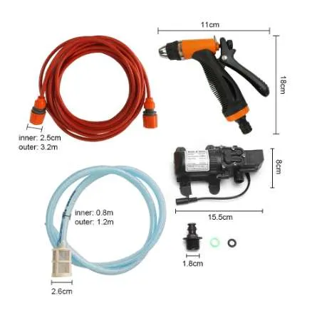 12 فولت غسل سيارة غسالة تنظيف مضخة كهربائية ضغط غسالة أداة أداة ارتفاع ضغط سيارة تنظيف كيت