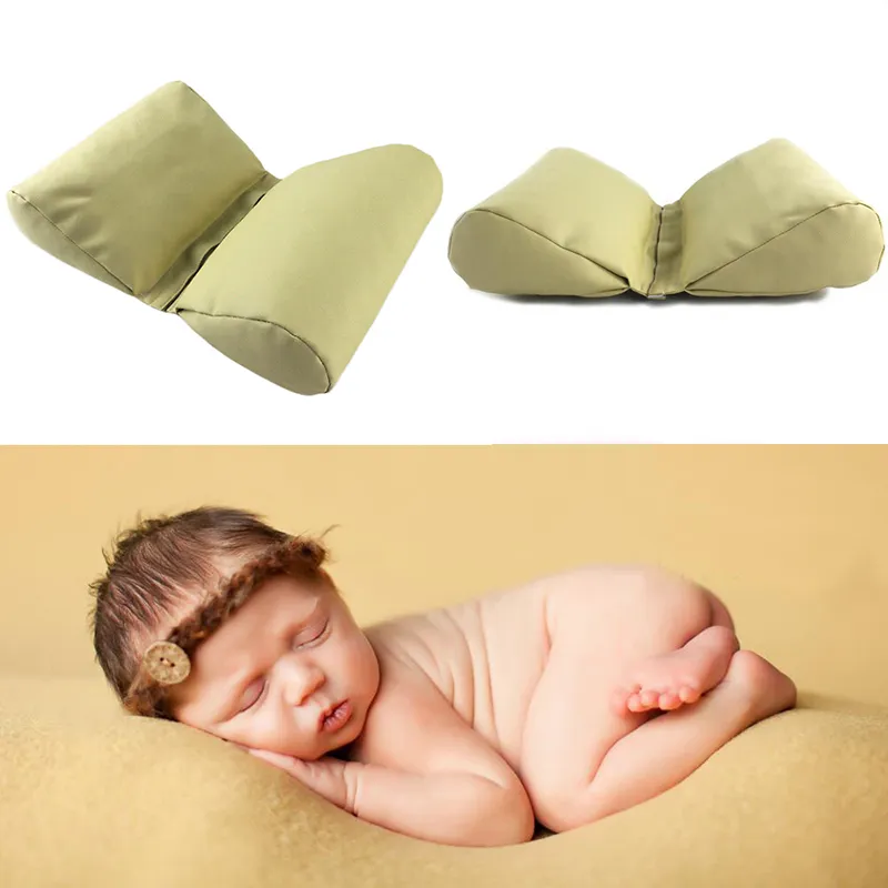 Bebê recém-nascido fotografia adereços acessórios cunha em forma de posando travesseiro borboleta infnat coxim fotos prop 2 pçs / lote