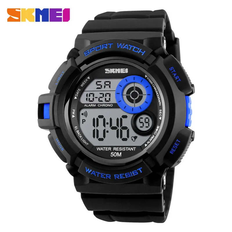 SKMEI 1222 G Style Digital Watch S Shock Men Military Army Watch 50M Water Resistant Date Calendar LED Sports Watches Relogio Masculino