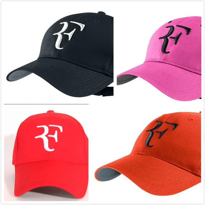 cappello da tennis Roger Federer RF nuovissimo cappello da tennis per il tempo libero gorras planas uomo e donna 9 colori fashion design famoso hip hop snapback caps