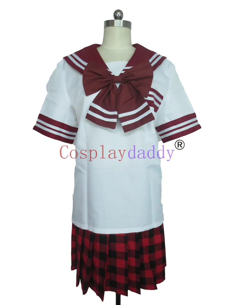 Marinheiro Traje Vermelho Meninas Gothic Lolita Vestido Cosplay Menina Da Escola Japonesa Unifor