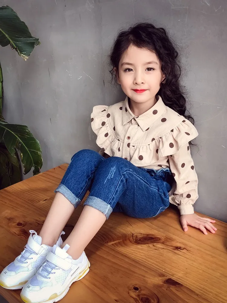 Cute little sales girl jeans