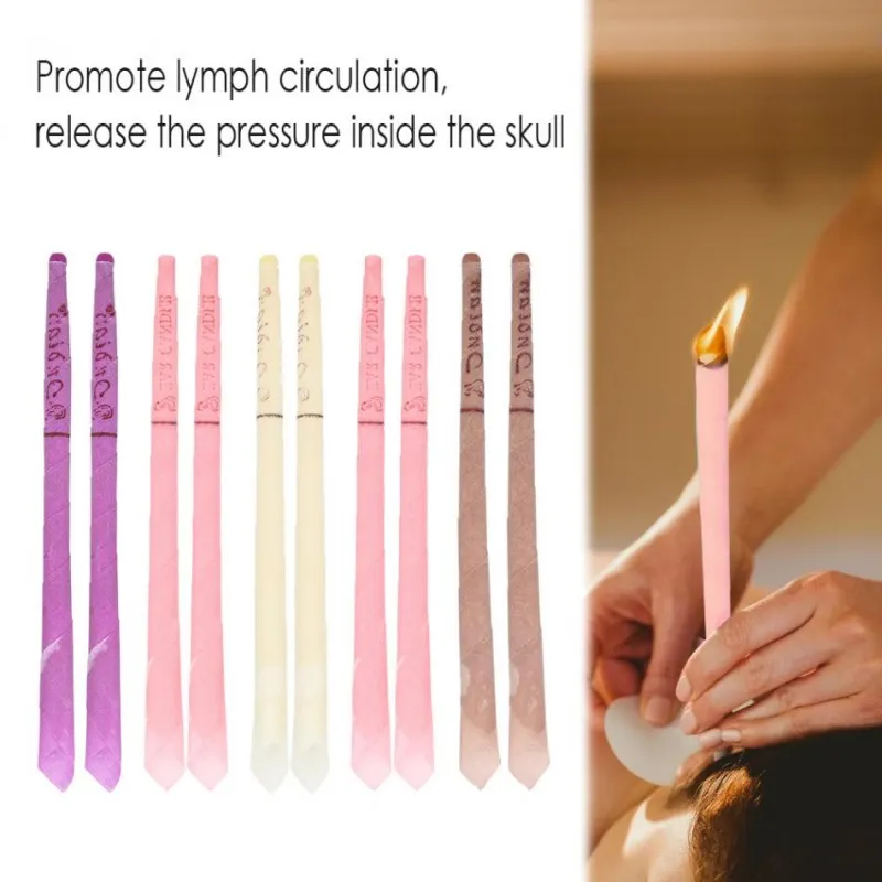 = Natural Cone Ear Candling Aromatherapy Ear Candles Sharpen Hearing