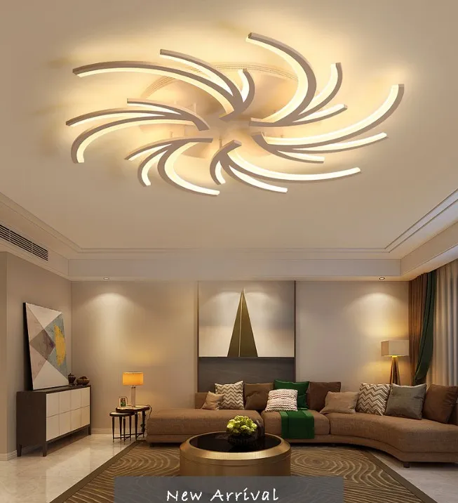 Lampadaire design moderne doré à led foyer