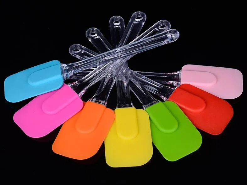 New Silicone Spatula Baking Scraper Cream Butter Handled Cake Spatula Cooking Cake Brushes Kitchen Utensil Baking Tools 