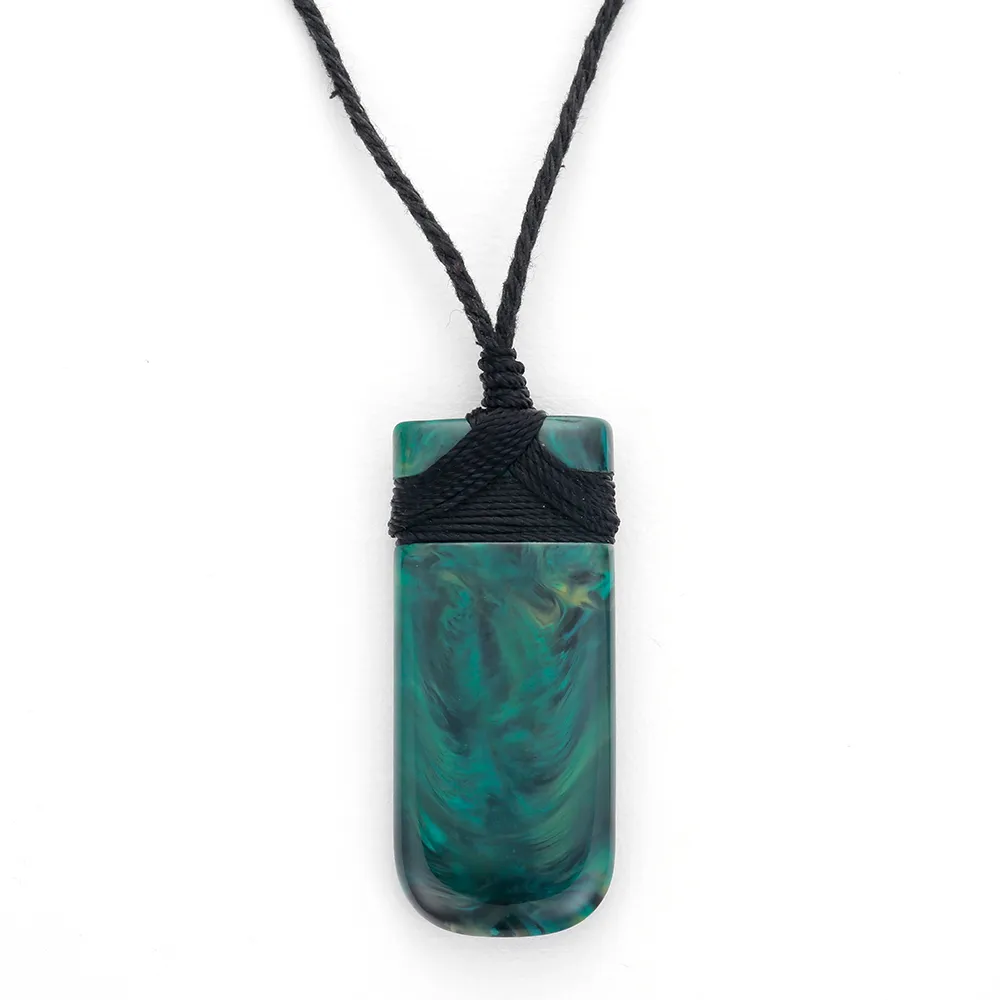 Aquaman Toki Pendant Necklace - Hand Carved Maori Style, Justice