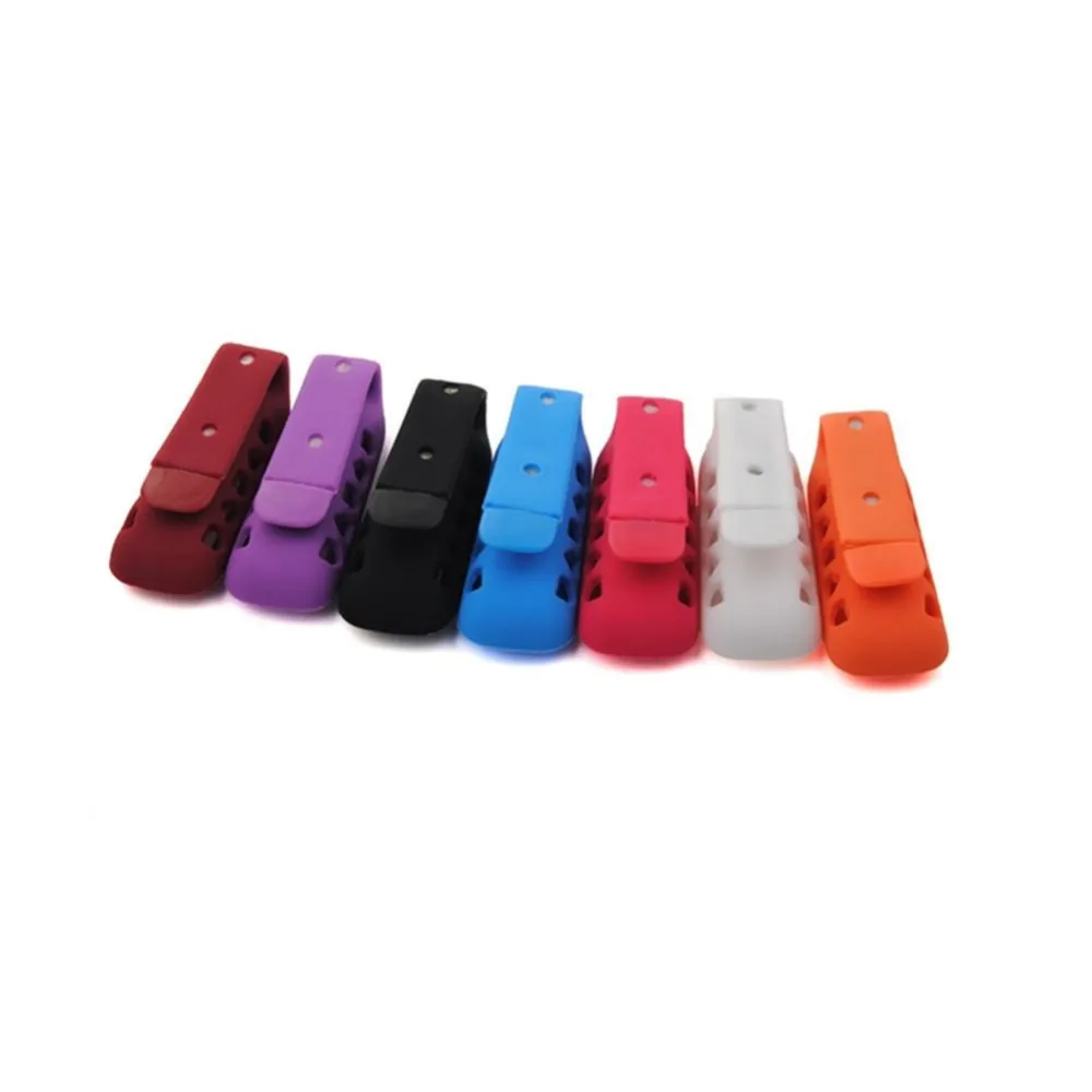 Tampa colorida de cravo de holpeta de helicóptero de borracha de silicone colorido para fitbit One Smart Tracker2679925