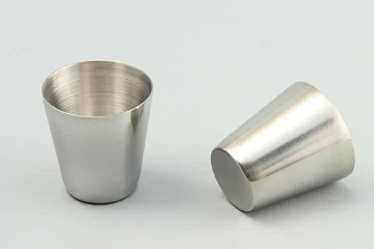 30ml stainless steel camping coffee cup outdoor portable small water cup Travel Barware Accessories wen5053