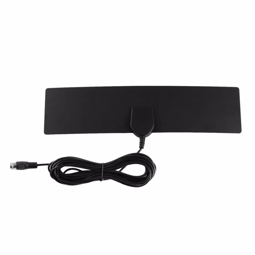 Freeshipping Antenne HDTV amplifiée Portée de 25 miles Numérique Intérieur Prise américaine Antenne TV Amplificateur de signal Câble d'appoint complet 1080 4K