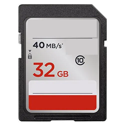حار بيع 32GB 64GB 128GB 200G 256G C10 80mbps UHS-I SD 80MBs ذاكرة كبيرة بطاقة SD لتصوير كاميرات الفيديو في حزمة البيع بالتجزئة
