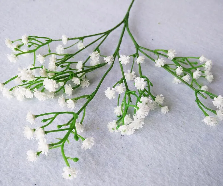 Simulazione delle stelle Fai da te artificiale baby039s respiro Fiore Gypsophila Pianta finta in silicone decorazioni feste domestiche di nozze7383534