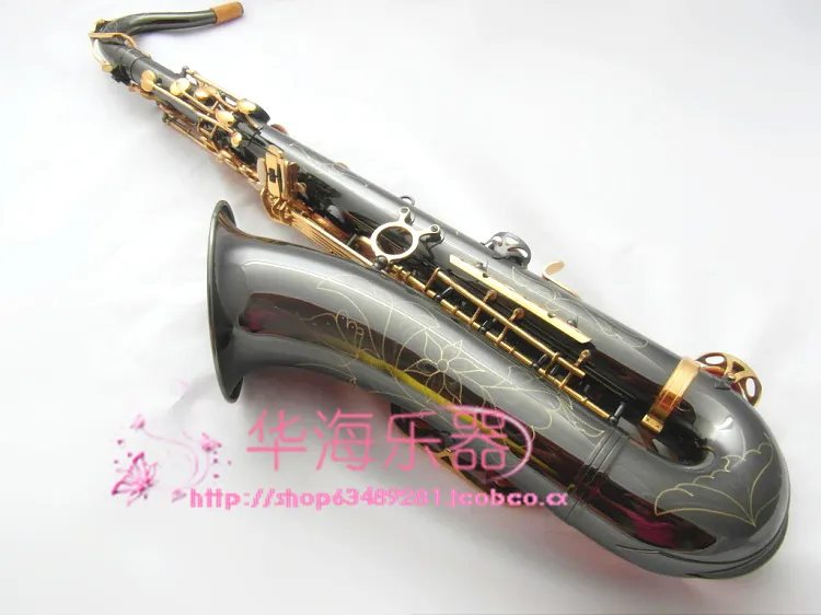Suzuki giapponese SUZUKI Performance professionale strumenti musicali Sax tono tenore in ottone Bb Black Nickel Gold Sax Spedizione gratuita