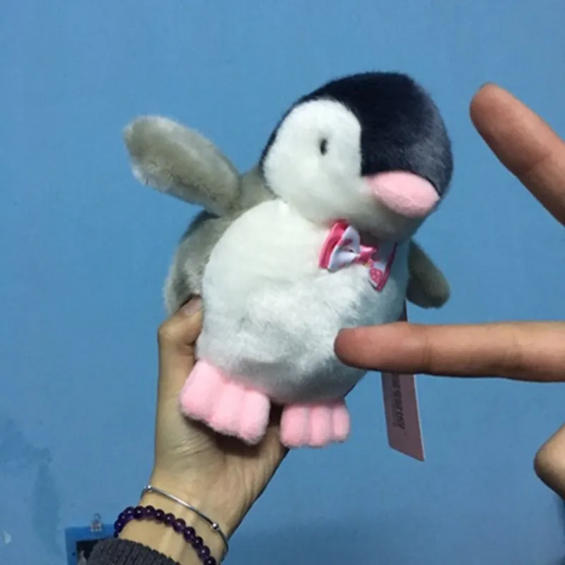 12cm 20cm 25cm Penguin Plush Toy Key Chain Penguins Stuffed Doll Gift Wedding Party Animal Toy Car Decoration LA0455200525