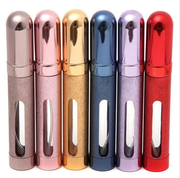 1 Sztuk 12ml Mini Przenośny Travel RefinLable Perfumy Atomizer Butelka Perfumy Do Spray Scent Pump Case